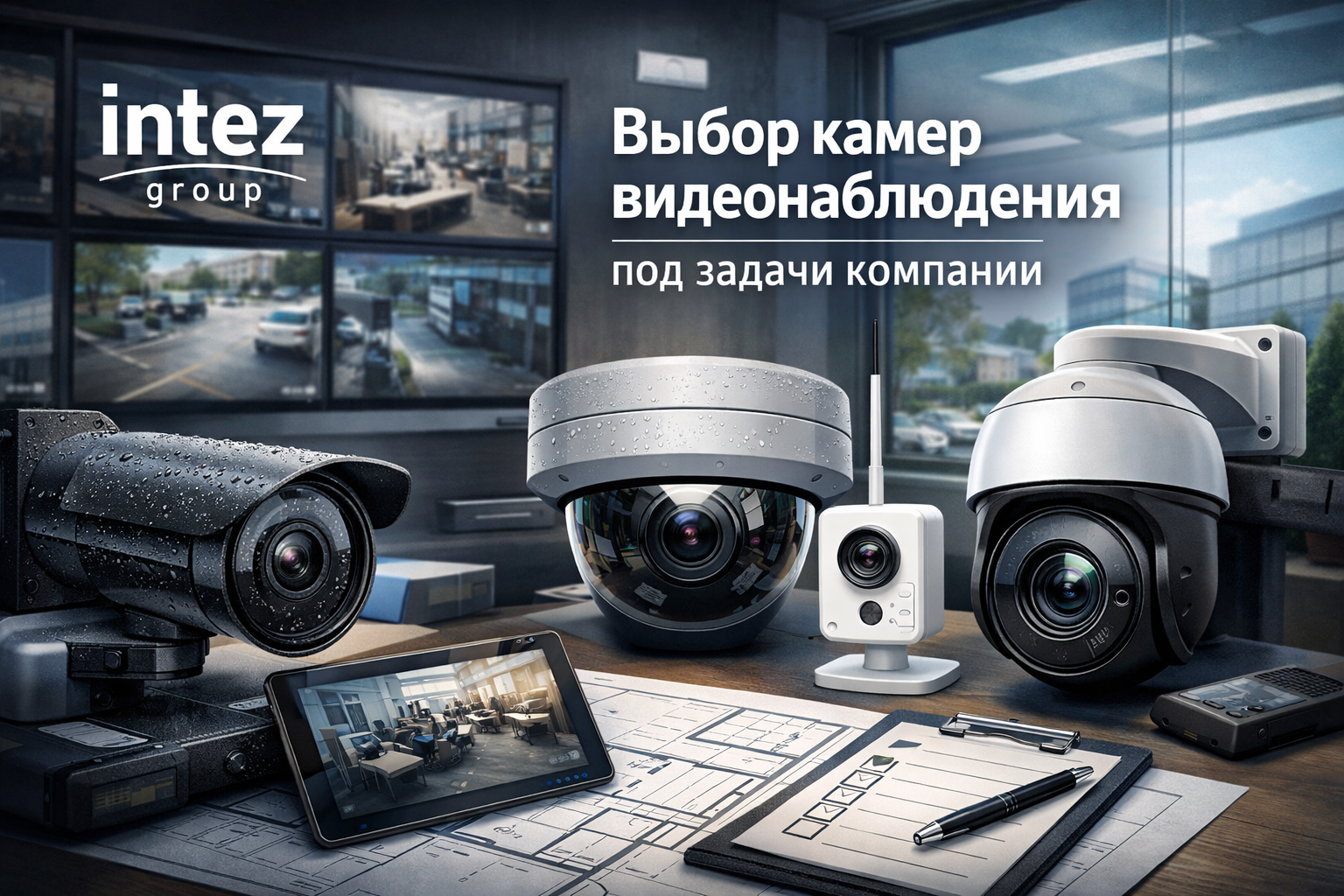 Как выбрать камеры видеонаблюдения под задачи компании