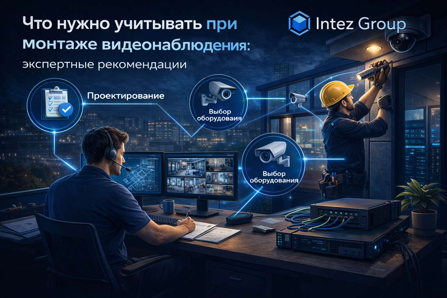 Что нужно учитывать при монтаже видеонаблюдения: экспертные рекомендации