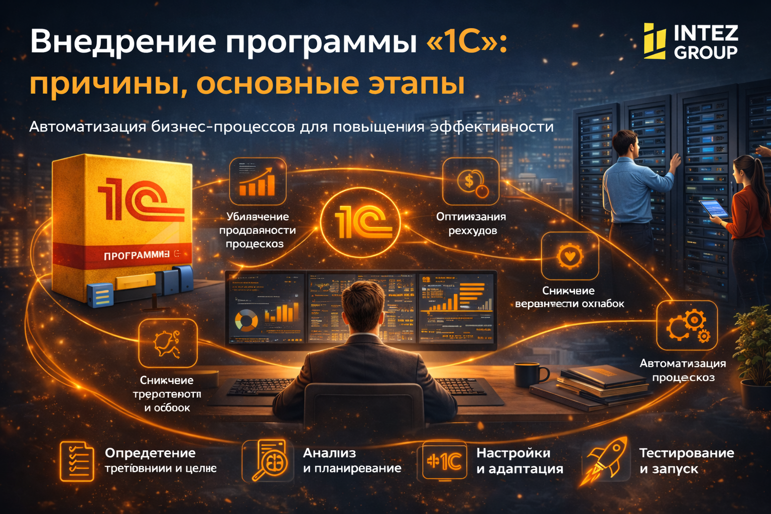 Внедрение программы «1С»: причины, основные этапы