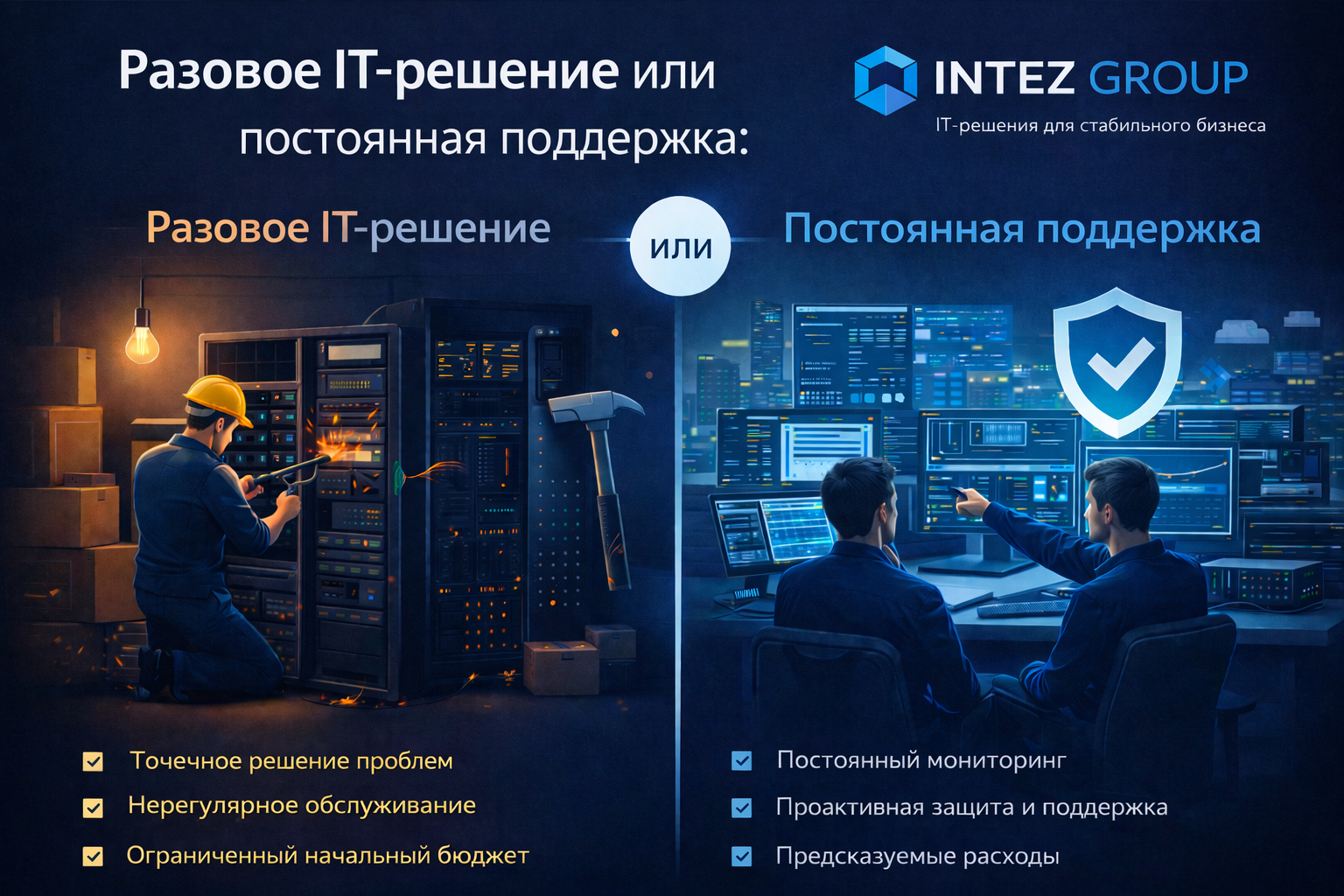 Разовое IT-решение или постоянная поддержка: какой путь выбрать для вашего бизнеса?
