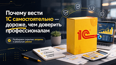Почему вести 1С самостоятельно — дороже, чем доверить профессионалам